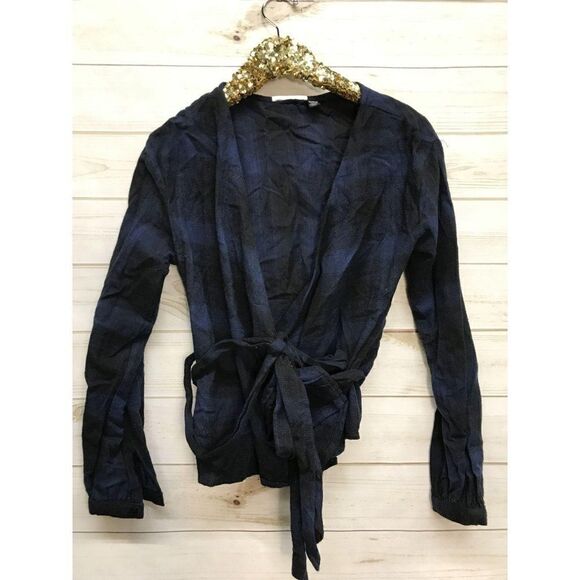 Size XS RD Style Navy 22SP Ladies Woven Blouse - Picture 1 of 1